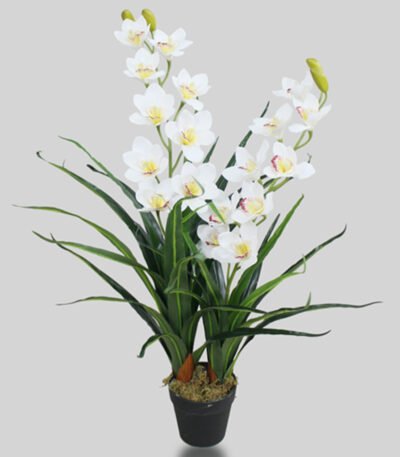 Premium Orchid Faux Plant with Lifelike Blooms