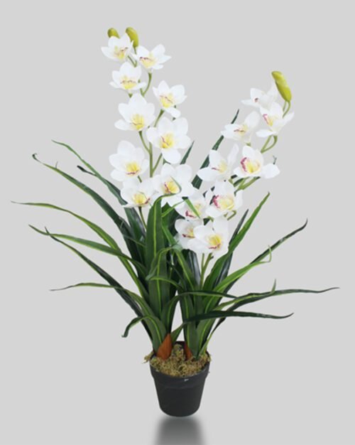 Premium Orchid Faux Plant with Lifelike Blooms