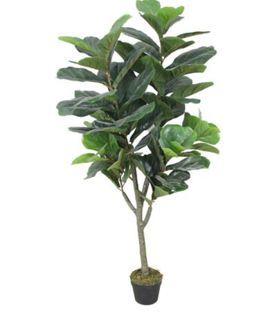 Fiddle Artificial Plant – Faux Fiddle Leaf Fig Tree for Indoor Decor