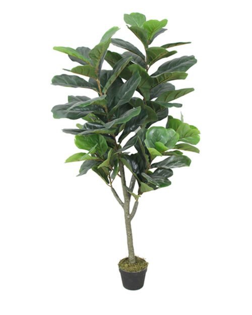Fiddle Artificial Plant – Faux Fiddle Leaf Fig Tree for Indoor Decor