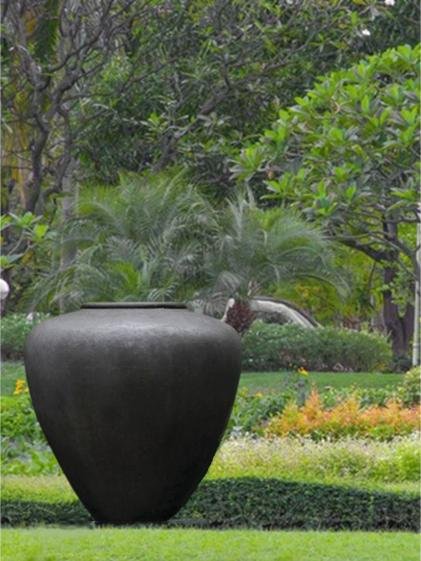 large urn vase, black urn planters, premium planters,
