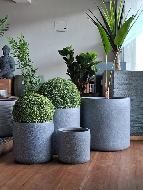 Shop elegant premium FRP cylindrical planters for stylish indoor and outdoor spaces. Lightweight, durable, and timeless. Find yours today at ArtaFlora.com.