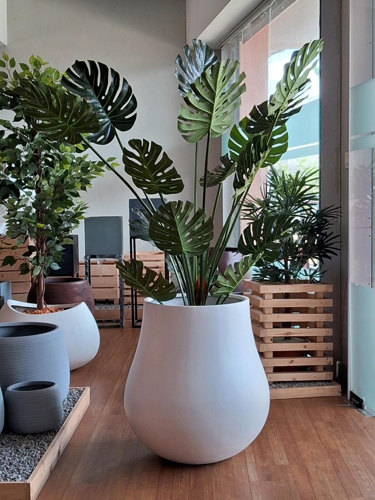 Shop elegant premium tapered planters for indoor and outdoor spaces. Lightweight, durable, and stylish. Find the NIRVANA planter now at ArtaFlora.com.