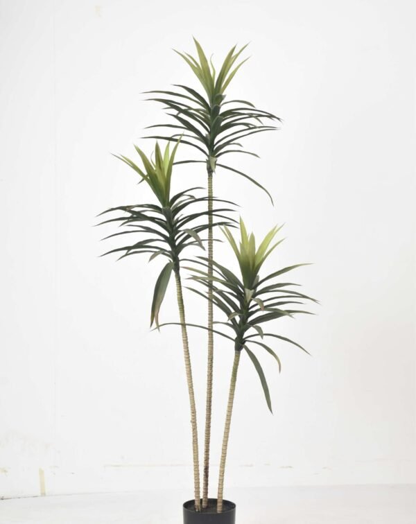 artificial yucca tree faux plant with realistic spiky leaves