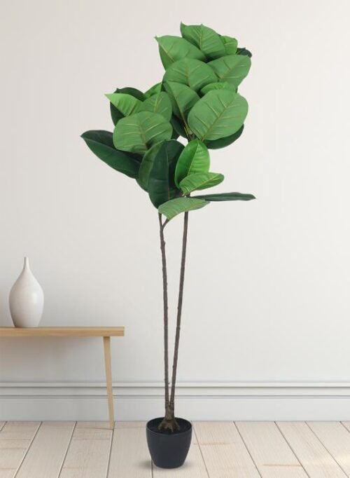 Artificial Rubber Plant 51 Inch – Home & Office Decor