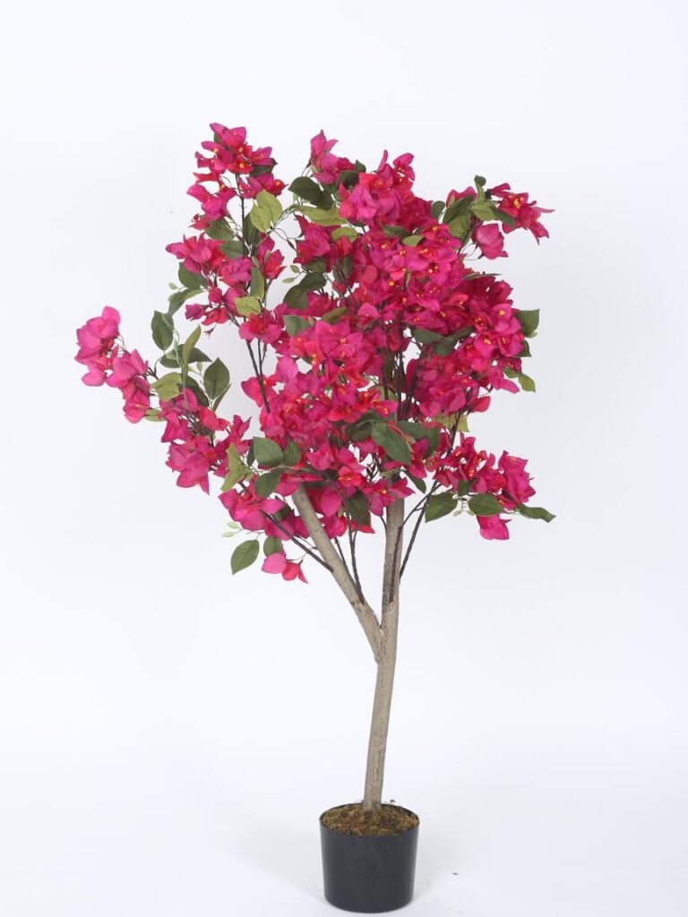 Artificial Bougainvillea Plant – Faux Pink Flowering Plant