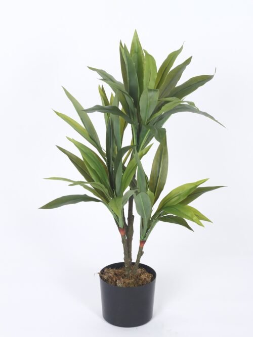 "Faux Green Dracaena Plant – 29-Inch Lifelike Artificial Greenery for Home and Office Decor"