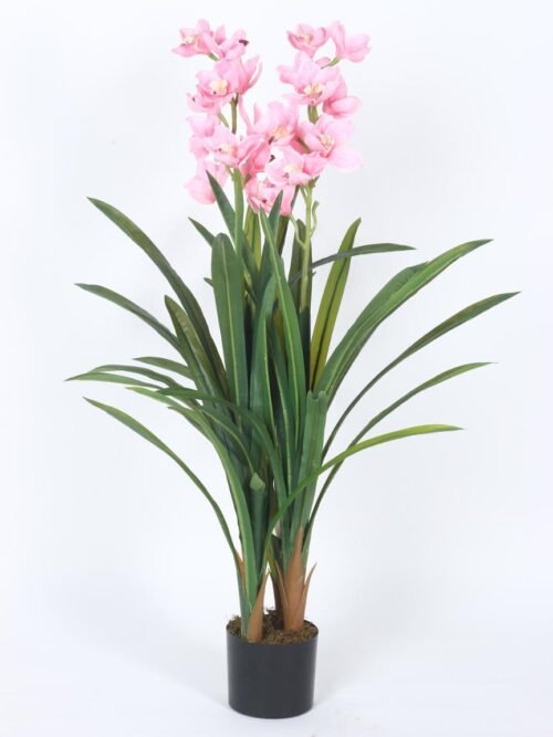 Artificial Orchid Plants – Pink Bloom Close-Up