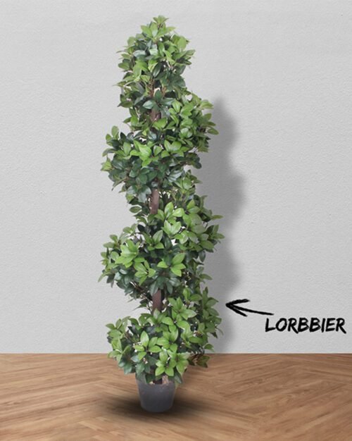 Lorbbier spiral artificial plant – 59 inch tropical faux greenery