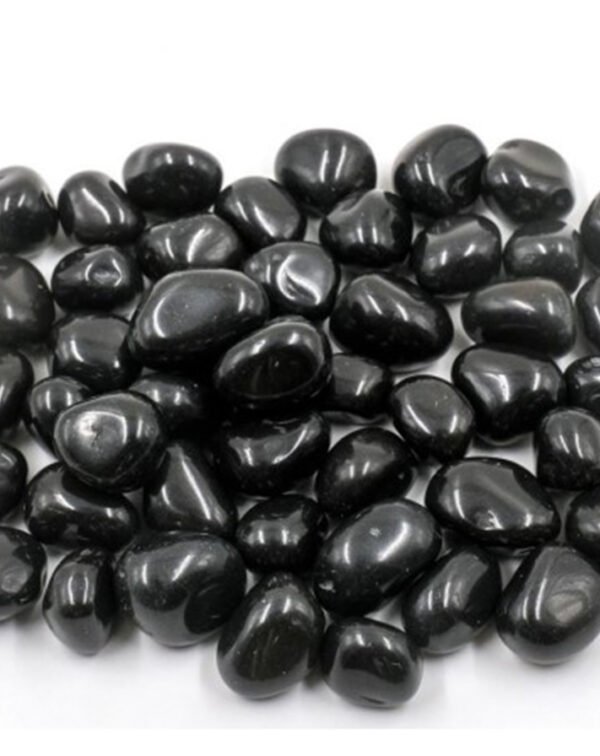 Black Polished Pebbles