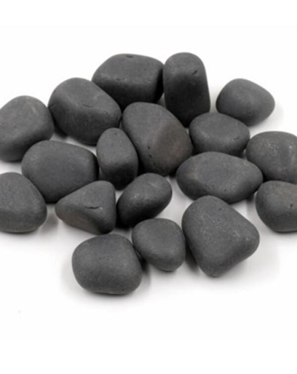 Black Unpolished Pebbles - 30-80mm