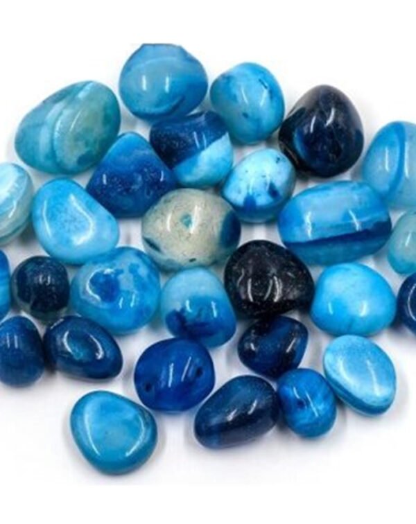Blue Onyx Pebbles  A-Grade - 15-25mm