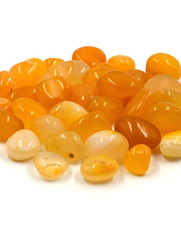 Yellow Onyx Pebbles A-Grade - 15-30mm