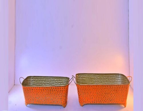 Enhance your space with the Modern Rectangular Bronze Band Pot Duo. Includes 11-inch & 12-inch bronze planters for a sophisticated look. Shop now at ArtaFlora.com.