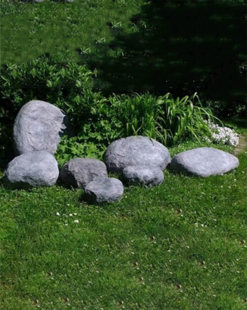 Set of 7 Decorative Landscape Rocks for garden design
