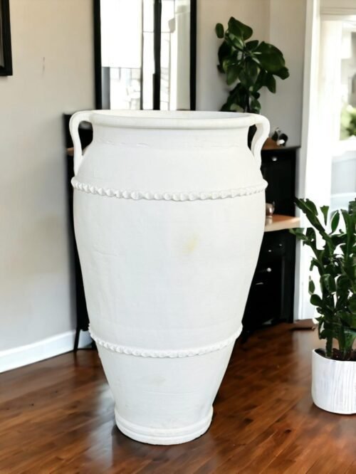 Shivneri Terracotta Campana Urn front view