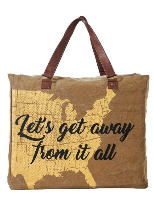Let's Get Away Weekender Handbag For Men & Women