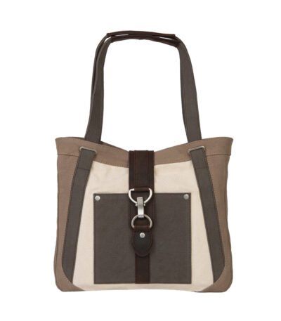 Mona B - Canvas Handbag for Women | Zipper Tote Bag for Shopping, Travel | Shoulder Bags for Women