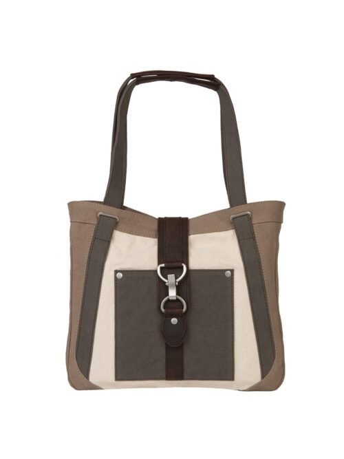 Mona B - Canvas Handbag for Women | Zipper Tote Bag for Shopping, Travel | Shoulder Bags for Women