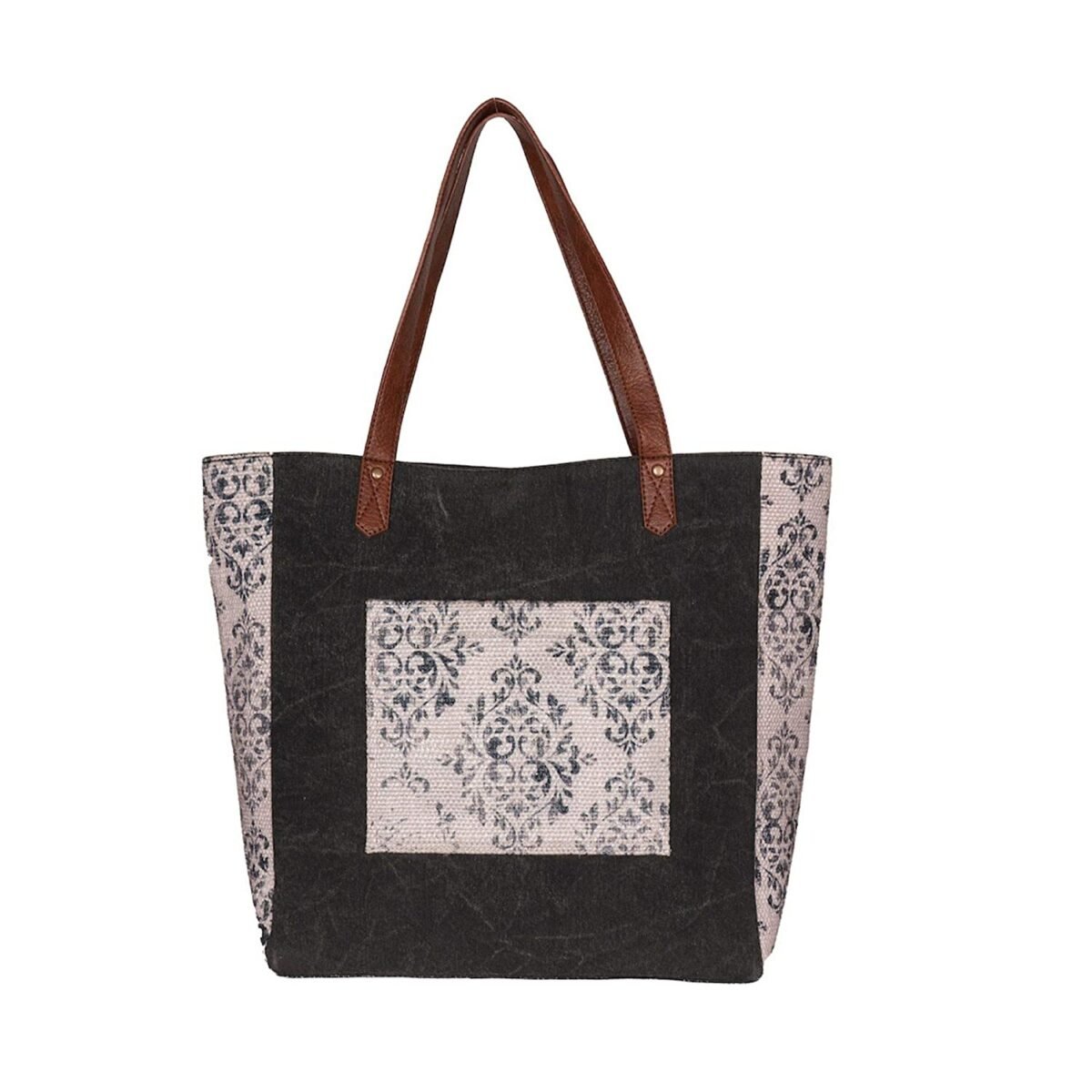 Mona B - Large Canvas Handbag for Women | Zipper Tote Bag | Crossbody Bag | Stylish Vintage Shoulder Bags for Women