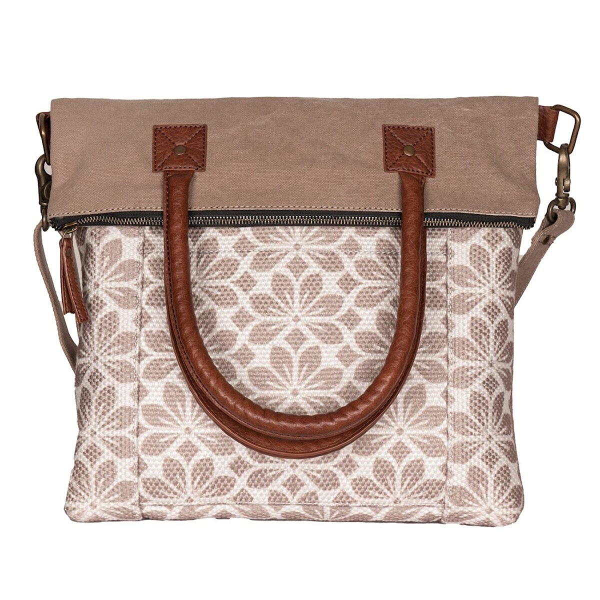 Mona B - Large Canvas Handbag for Women | Zipper Tote Bag |Multicolor Crossbody Bag | Stylish Vintage Shoulder Bags for Women