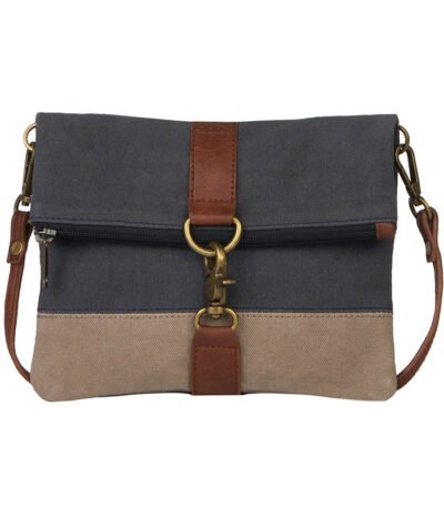 Mona B - Women's Finley Canvas Recycled Crossbody Bag