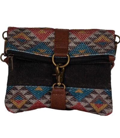 Mona B - Small Canvas Messenger Crossbody Bag | Wristlet Bag with Stylish Design for Women
