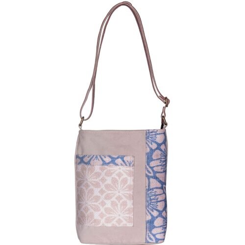 Mona B - Medium Canvas Messenger Crossbody Bag with Stylish Design for Women