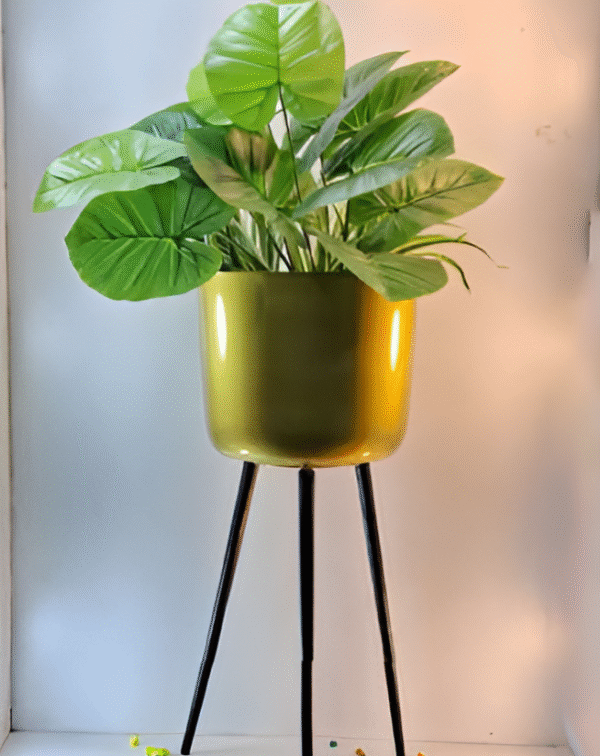 Tall Metal Planter with Aluminium Legs