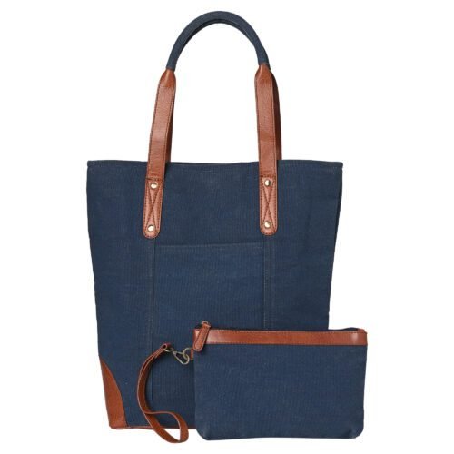 Cleveland Tote Handbag for Women - Navy