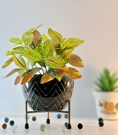 Elevated Round Iron Planter
