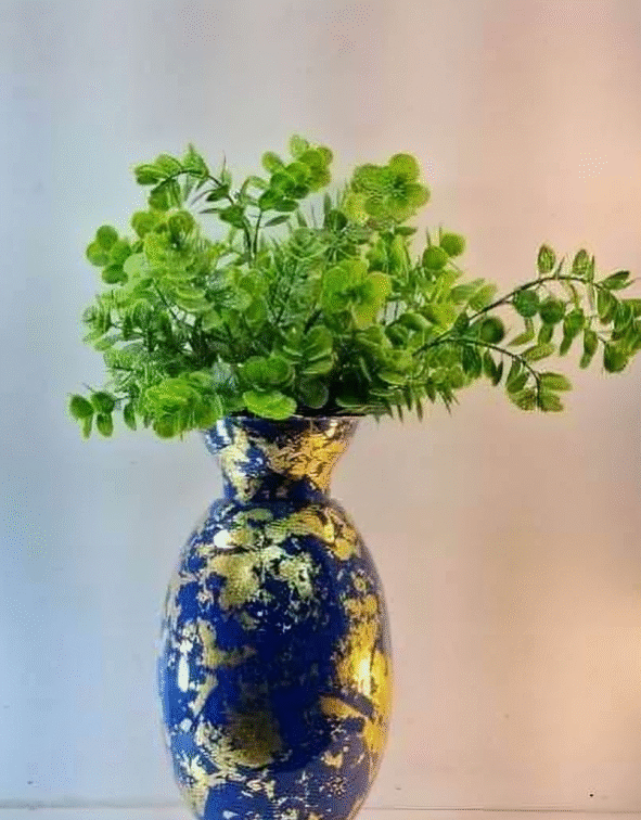 Large Handcrafted Metal Vase