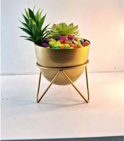 Tripod Metal Planter