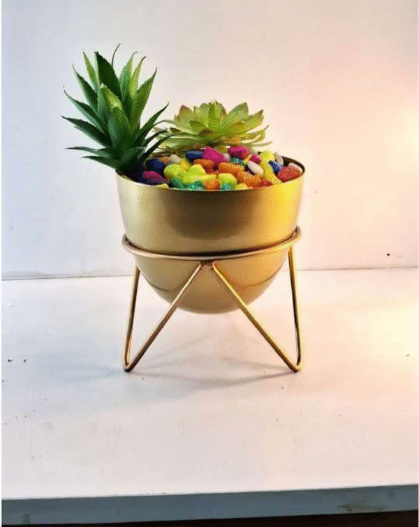 Tripod Metal Planter
