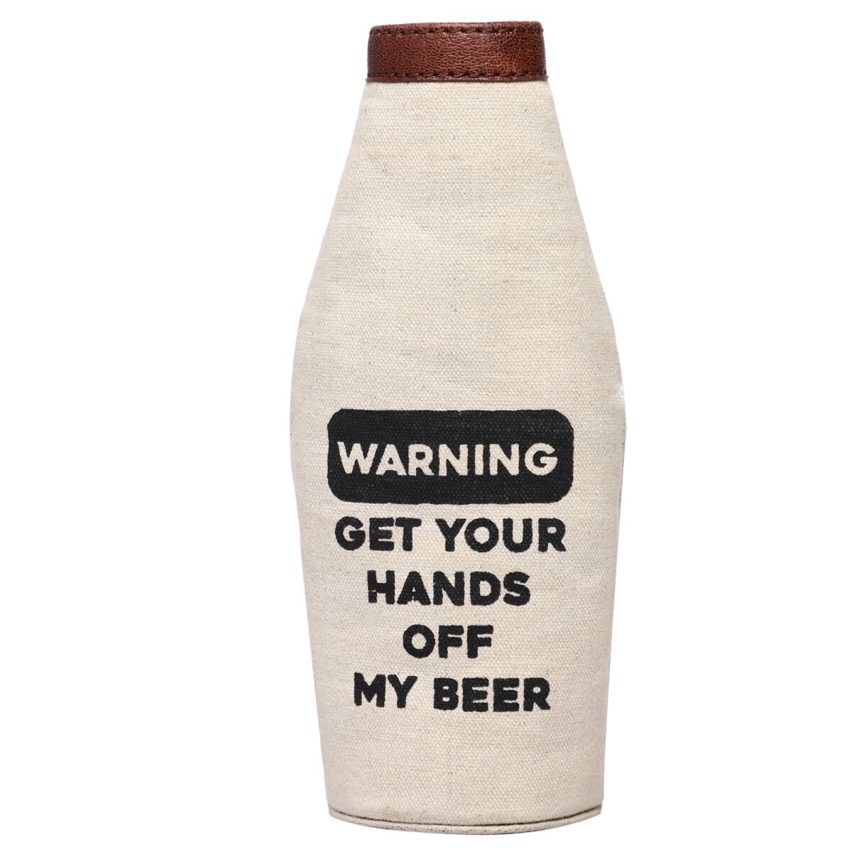 Pint Beer Bottle Covers with Stylish Printing for Men and Women (Warning)