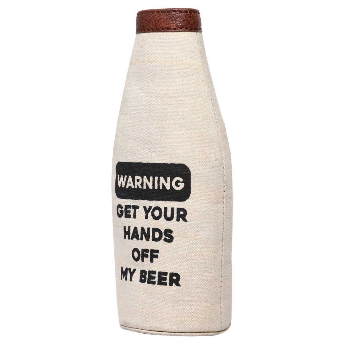 Pint Beer Bottle Covers with Stylish Printing for Men and Women (Warning)