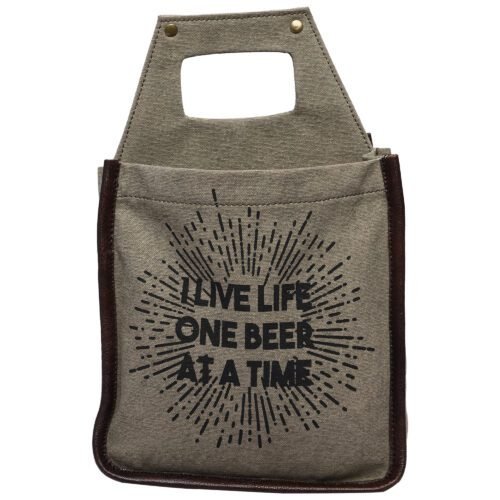 Canvas Beer 6 Pack Carrier