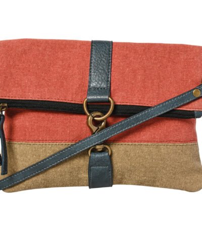 Mona B - Women's Finley Canvas Recycled Crossbody Bag