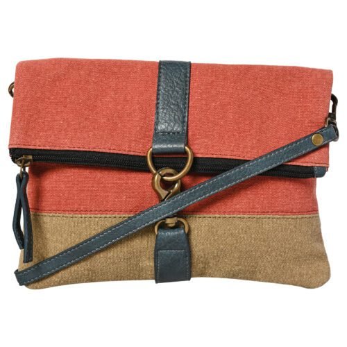 Mona B - Women's Finley Canvas Recycled Crossbody Bag