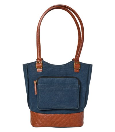 Mona B - Two in One Convertible Tote: Denim