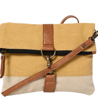Mona B - Women's Finley Canvas Recycled Crossbody Bag