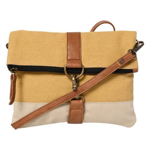Mona B - Women's Finley Canvas Recycled Crossbody Bag