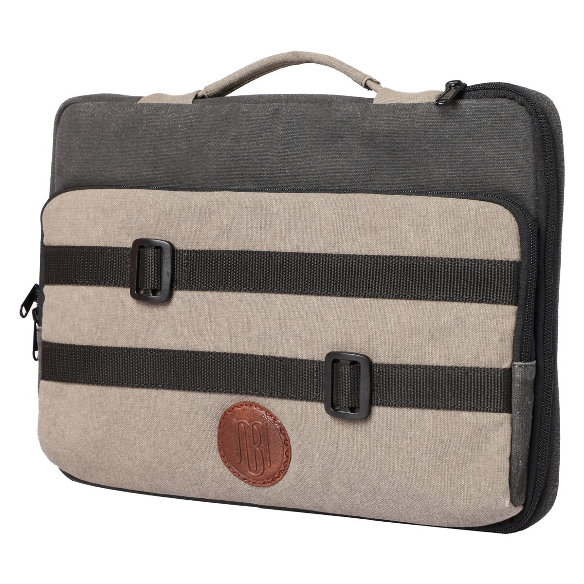 Mona B - Essentials Laptop Bag Sleeve Case Cover Pouch with Handle for 14 Inch Laptop for Men & Women, Padded Laptop Compartment, Premium Zipper Closure, Water Repellent Canvas Fabric: Dylan