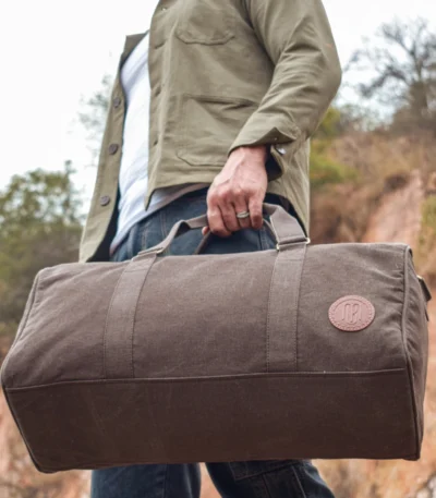 Ayn Duffle Bag For Men & Women 30L - Chocolate