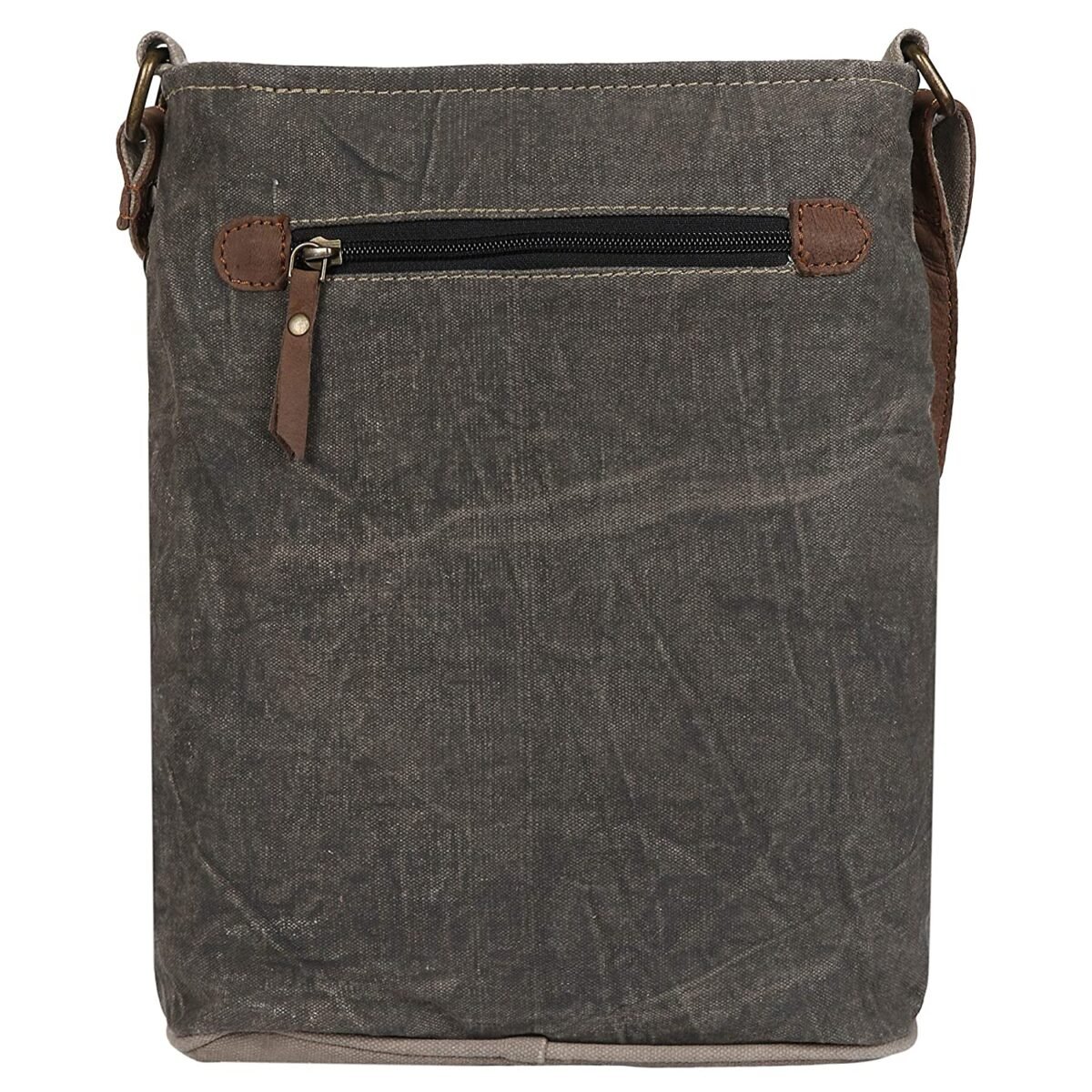 Mona B - 100% Cotton Canvas Messenger Crossbody Vintage Sling Bag with Stylish Design for Women