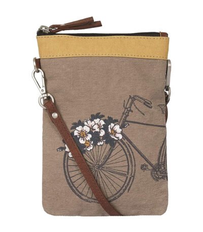 Mona B - 100% Cotton Canvas Small Sling Crossbody Bag with Stylish Design for Women