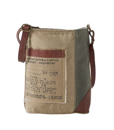 Mona B - Women's Canvas Messenger Crossbody Vintage Sling Bag