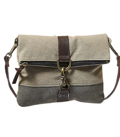 Mona B - Women's Finley Canvas Recycled Crossbody Bag