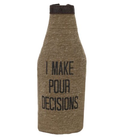 Mona B - Pint Beer Bottle Covers with Stylish Printing for Men and Women (Pour Decisions)