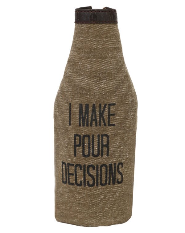 Mona B - Pint Beer Bottle Covers with Stylish Printing for Men and Women (Pour Decisions)